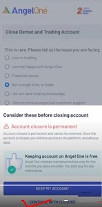 एंजेल वन अकाउंट क्लोज़र फॉर्म 2